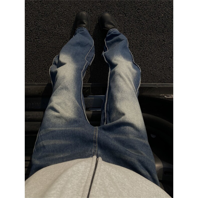 2024/王嘉尔同款弯刀牛仔裤cleanfit设计1005-3-SGN0029-P65控88，男装牛仔裤，星座1005-3