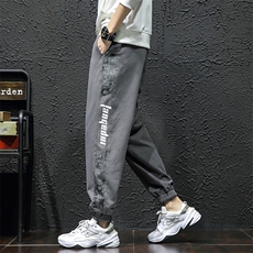 黑墙秋冬43新款男士拼色大码休闲裤QT91098%棉2%纤维，男装休闲裤，星座617B
