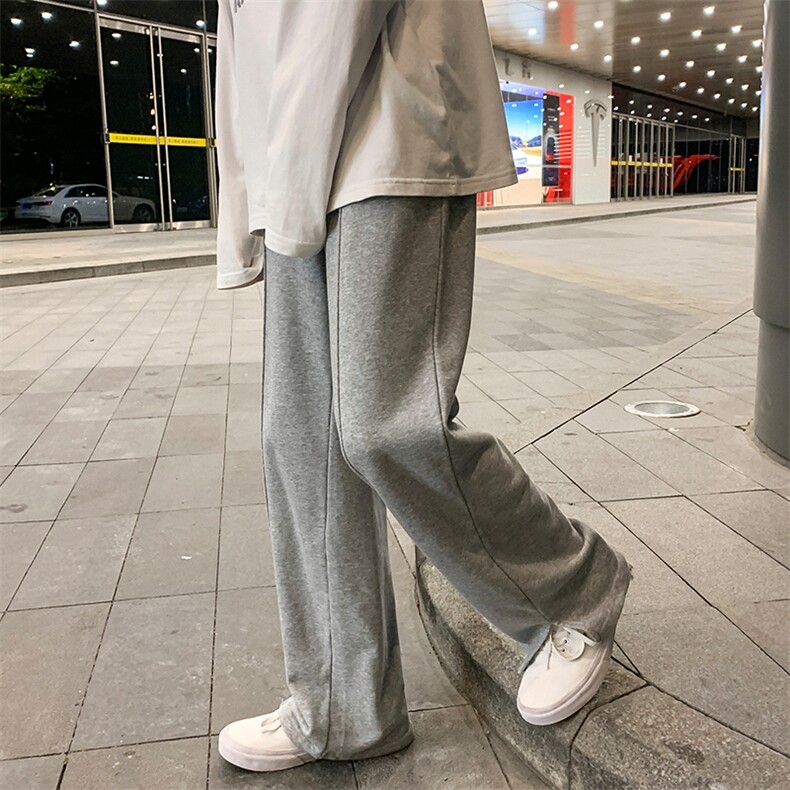 NK3003-P45港风运动裤男士休闲裤男宽松直筒裤男哈伦裤男,男装休闲裤,电商A040