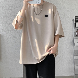 8XL-M重磅！特大码T潮牌上衣男中性华夫格短袖T恤DX304P25控39
