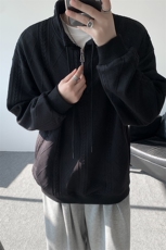 卫衣男春季新款港风宽松提花大码长袖T套头上衣WY9975-特P42，男装T恤，星座214-3