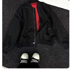 美式复古撞色内衬飞行服夹克男女高街vintage宽松机车棒球服外套，男装夹克，星座506A