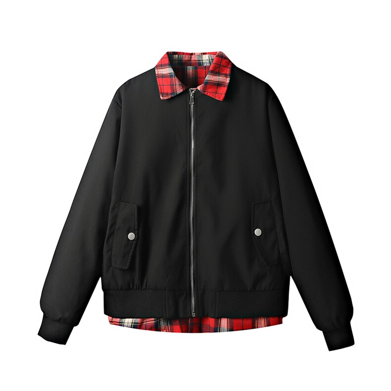 男士假两件夹克，设计款A440-1-1616-P50，男装夹克，电商A440-1