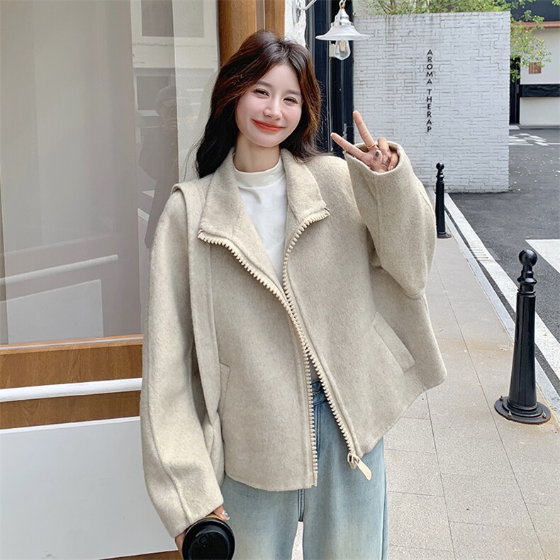 xian货2026秋冬款双面呢带包包B109-9837-255-368,女装羊绒大衣,2B109