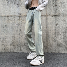 美式高街ins直筒重工艺水洗牛仔裤货号K2303P50，男装牛仔裤，电商A063