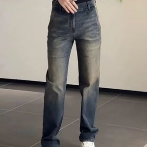 1506/QH850/P52夏季新款男士牛仔裤直筒刺绣高端休闲弹力百搭男裤图片
