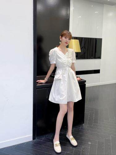 【现货】夏季新款带包包短款连衣裙，女装连衣裙，芷炫