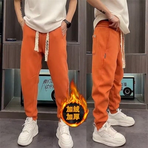 2024新款运动休闲裤春季男士潮流百搭束脚纯色哈伦裤网红百搭卫裤图片