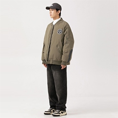 外27-2日系贴布款棒球服棉衣MY23-P176，男装棉衣，新杭派外27-2
