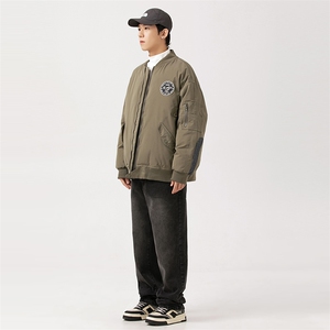 外27-2日系贴布款棒球服棉衣MY23-P176图片