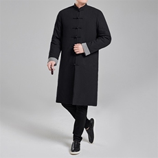 2025冬季唐装风棉衣加厚中长款男中式保暖立领棉服8690-P180，男装棉衣，星座1105-3