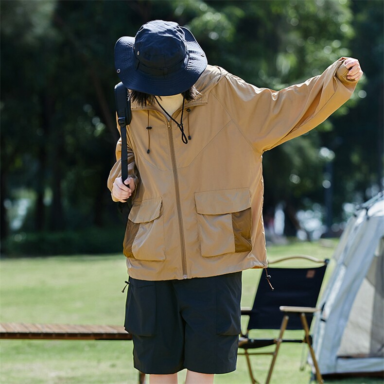防晒衣男女透气夏季户外冰丝薄款防晒服防紫外线外套23099-P60,女装防晒衣,星座717