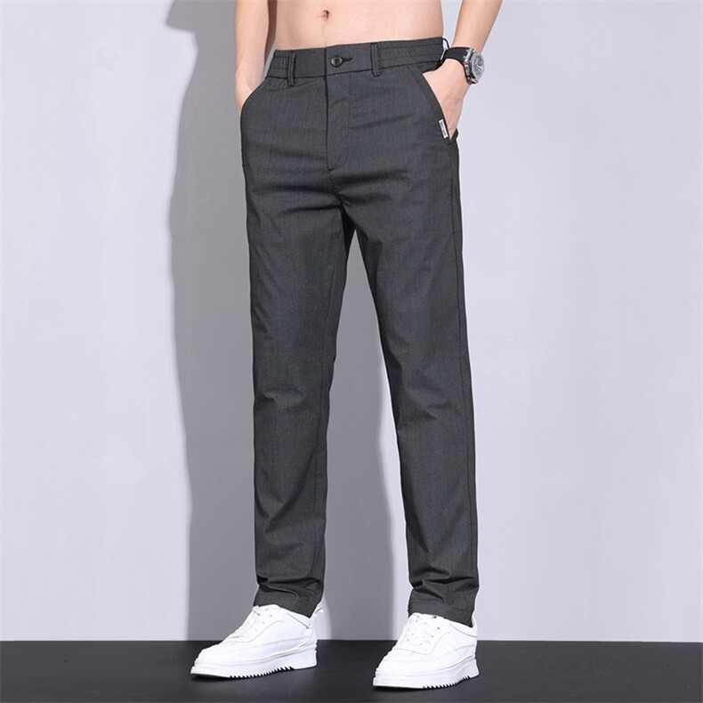 夏季男士休闲裤长裤冰丝男装裤子时尚修身弹力时尚男装K572-p49,男装休闲裤,星座224-1