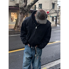 1506-1/M960421/P92男女同款潮牌黑色棉衣时尚百搭修身加厚棉衣，男装棉衣，星座1506-1