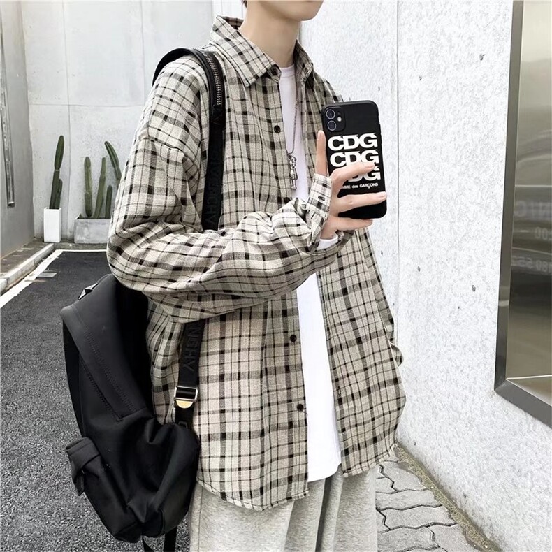 长袖衬衫春款男港风潮流C014P40,男装衬衫,星座1116-2