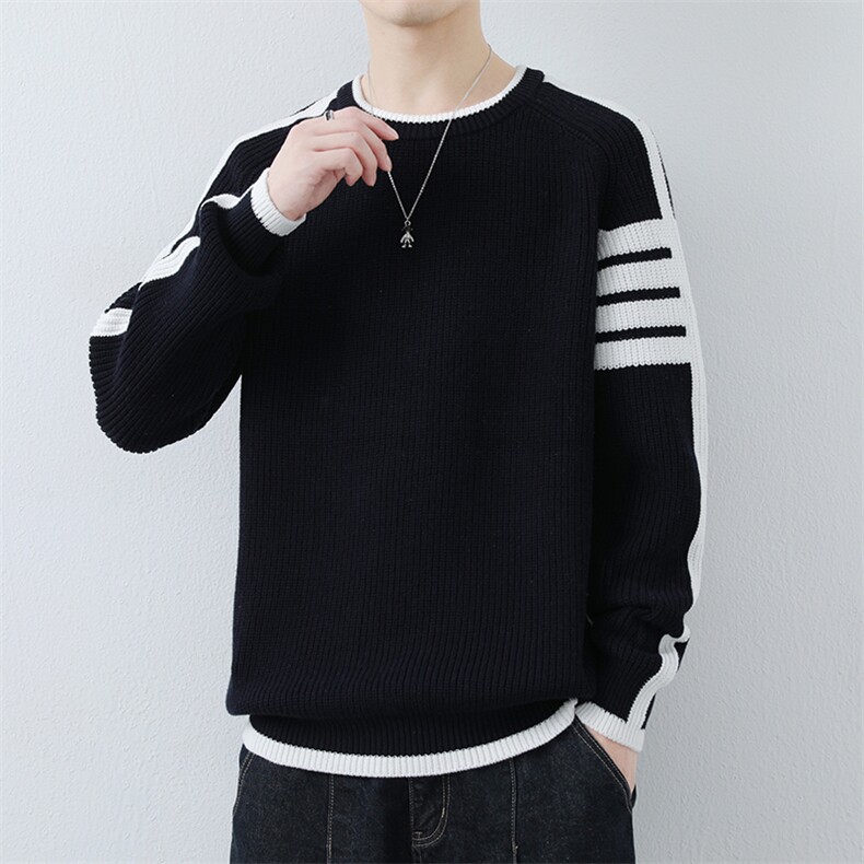 秋冬潮牌百搭时尚保暖针织毛线衫MY23-5P75，男装针织衫/毛衣，星座914