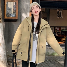 A578-P105冬新款工装棉服外套情侣网红美式连帽冲锋衣棉衣，男装夹克，星座911