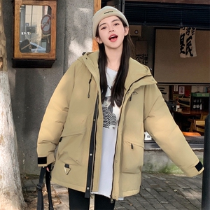 A578-P105 冬新款工装棉服外套情侣网红美式连帽冲锋衣棉衣图片