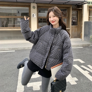 xian货 灯芯绒碎花50羽绒服2C090-9025-P245-K368图片