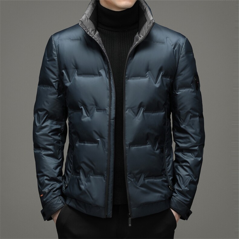 羽绒服男冬季2023新款中年男式加厚鸭绒外套爸爸冬装YLS2105-P260,男装羽绒服,电商B212（原钱塘6029）