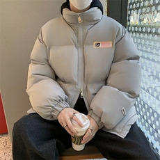 美式新款旗帜棉衣外套男女冬季潮宽松加厚保暖面包服棉袄，男装棉衣，星座506A