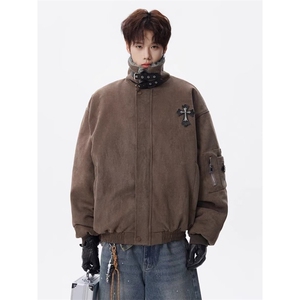现货 座山雕毛领加绒棉服男女冬季cleanfit工装外套MF389-P115图片