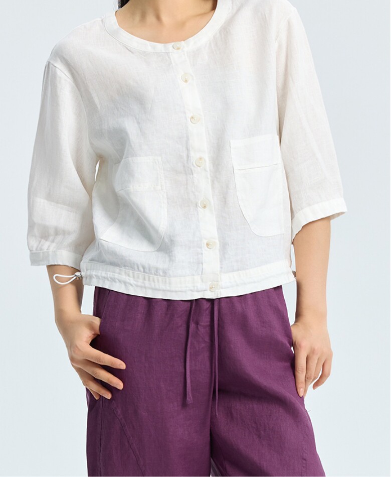 田园风小开衫外套，女装衬衫，鑫萬耀羊绒