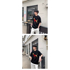 M443-P38夏季空气层亲肤感腊肠狗毛巾绣短袖宽松T恤男女，男装T恤，星座617A-1（原B318A）