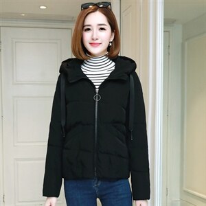 2021新款冬装女韩版大码女装宽松中长款棉服外套面包服,女装棉衣/棉服,丽影随形