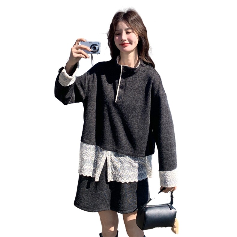 已出大货【26春新款】蕾丝拼接套装2D001-6735-P155-K248,女装套装/套裙,2D001