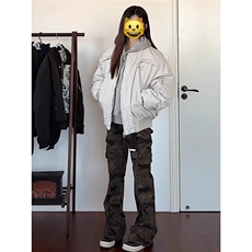 1506A/GZY3970/P54工装裤男女修身直筒显高马蹄长裤，男装工装外套，星座1506A