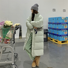 时尚保暖女款长款羽绒服轻薄显瘦冬季必备单品，女装羽绒服，灵力轩