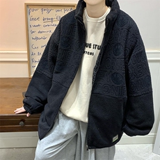 22冬冬季新款羊羔毛外套情侣宽松摇粒绒棉衣B266-Y617-P125，男装棉衣，星座B257-1