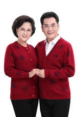 2024秋冬新款中老年男女款全身福字30%羊毛开衫，女装羊毛衫，衣恋羊绒