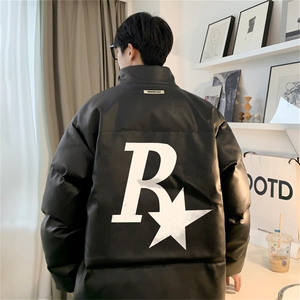均可提供短视频 高品质港风R星PU皮加厚棉衣PM134-p110控148图片