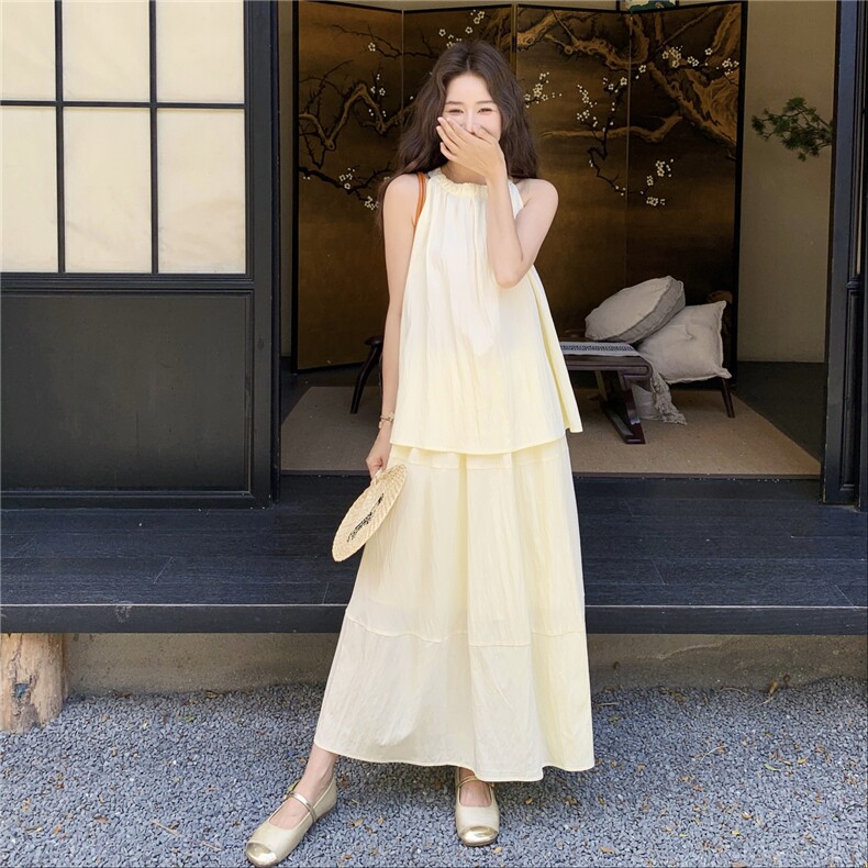 【大货已出】纯色时尚套装女2025夏新款2C127-2512-P145-K198,女装套装/套裙,2C127