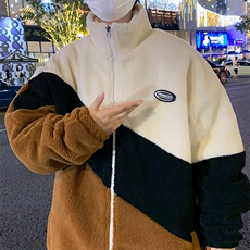2024冬季加绒加厚棉服羊羔绒百搭保暖ins外套男MY105P105控价138，男装棉衣，电商A086
