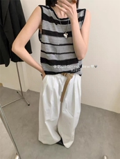 内搭2025夏季新款短袖t恤女美式复古百搭上衣潮，女装T恤，唐诺