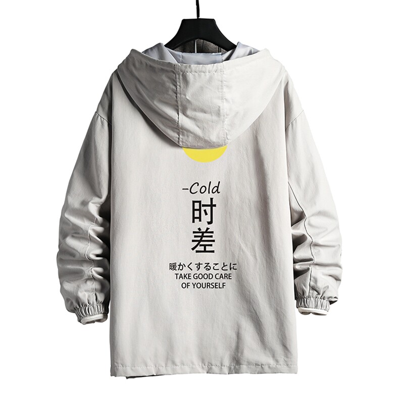JK41047-P85纯棉连帽夹克男士大码工装夹克男外套男网格挂拍,男装夹克,电商A040A