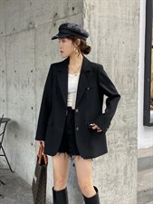 现货秋款西装外套，女装西装，海之萍