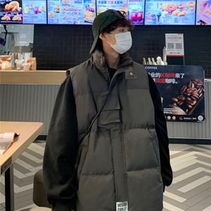 冬装新款立体多口袋男士棉袄背心 情侣加厚棉马甲 M906-P70图片