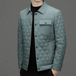 中年男新款冬季加厚棉服爸爸冬装短款棉衣外套 ZL18366-P175图片