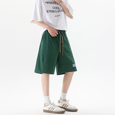 8XL-M抖音品质特大码ins潮流亮色休闲短裤印花五分裤DK1521P35，男装休闲裤，电商D206-1