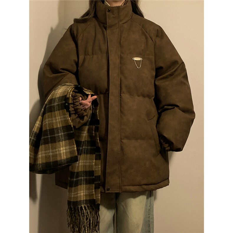 2025中性PU皮复古做旧金属设计棉衣男MY77102P130控198，男装棉衣，星座227-7