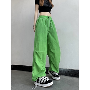 B221 多巴胺美式街头hiphop休闲情侣彩色速干裤 LK23119-P55 控78图片
