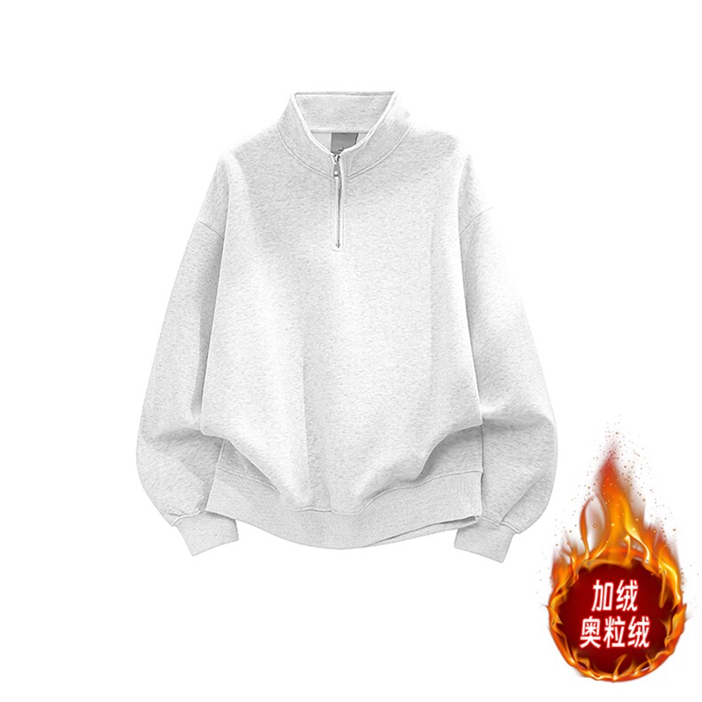圆领品质加绒奥粒绒重磅boxy500克短宽套头男 RH5320JR-P52图片