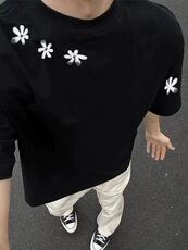 XZ809A/BBBT39/P20/控38重磅印花美式复古圆领T恤，男装T恤，星座809A(原222-1)