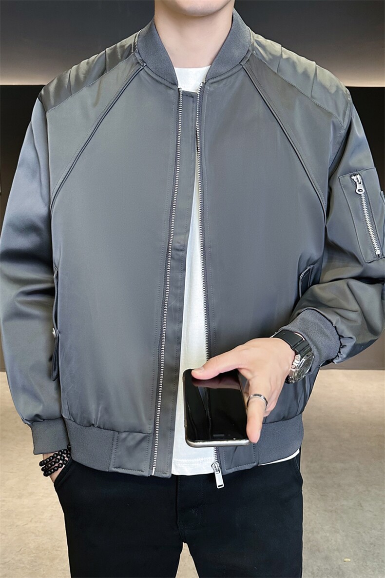 男士飞行服上衣外套棒球领潮牌工装夹克A329-JK3596-P115,男装夹克,电商A329