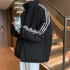 MY189/P95双面穿棉服冬季新款两面穿满天星棉衣宽松百搭加厚棉袄图片