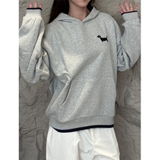 5439-P55原版刺绣袖窿口袋压线后包领休闲卫衣薄款/加绒，女装卫衣/绒衫，星座617A-2